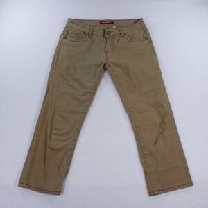 Unionbay Khaki Skinny Pants Women's Size 5 Embroidered Back Pockets Stretch